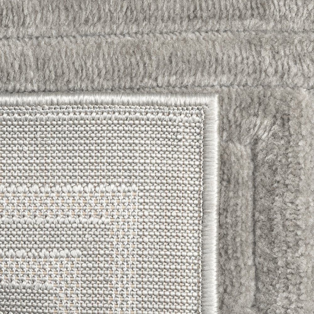 Atlas Durable Performance Area Rug Outdoor in Gray, 5' x 7'