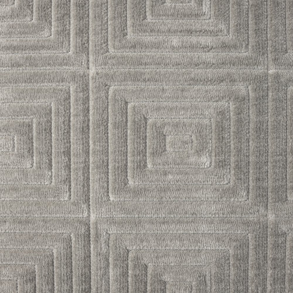 Atlas Durable Performance Area Rug Outdoor in Gray, 5' x 7'