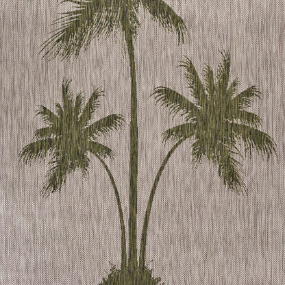Catalina Durable Performance Area Rug Outdoor in Green/Beige, 5' x 7'