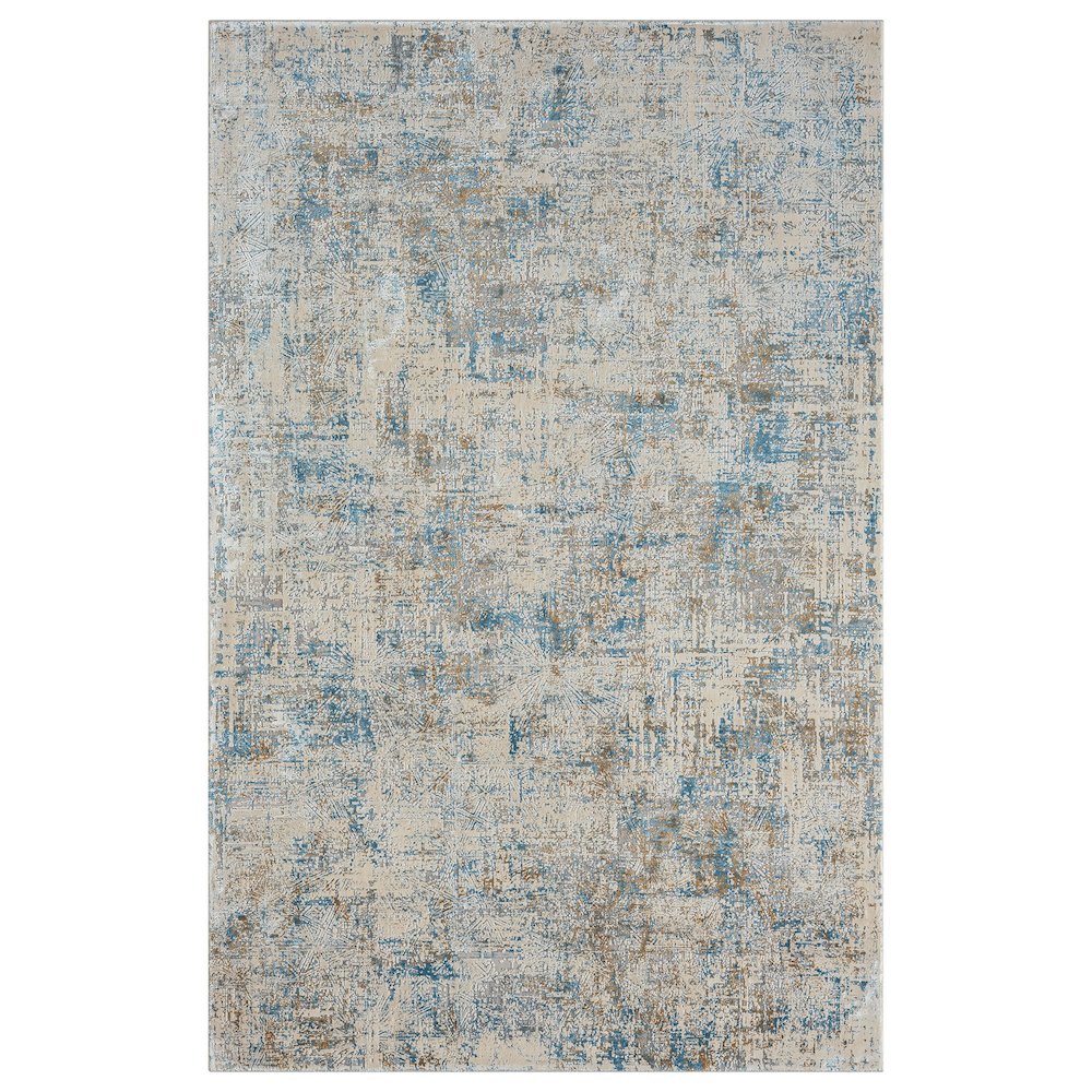 Cheshire Viscose Blend Area Rug Indoor in Blue/Gray, 2' x 3'