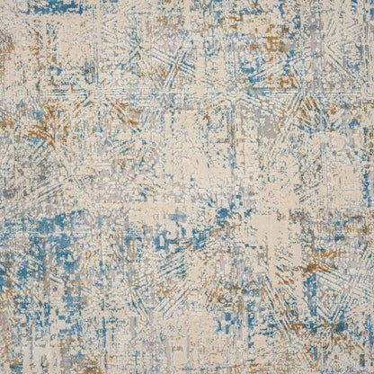 Cheshire Viscose Blend Area Rug Indoor in Blue/Gray, 2' x 3'