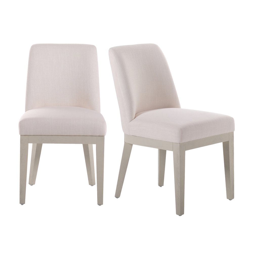 Chair Performance with Ruberwood Frame in White/Cream 19” W x 24” L x 33" H
