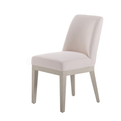 Chair Performance with Ruberwood Frame in White/Cream 19” W x 24” L x 33" H