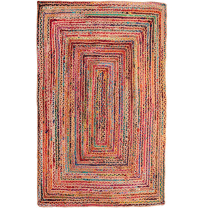 Havana Cotton Blend Area Rug Indoor in Tan/Multicolored, 3' x 5'