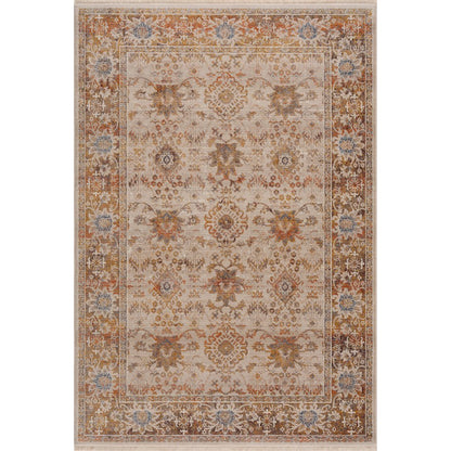 Holi Durable Performance Area Rug Indoor in Ivory/Beige, 7'9" x 10'