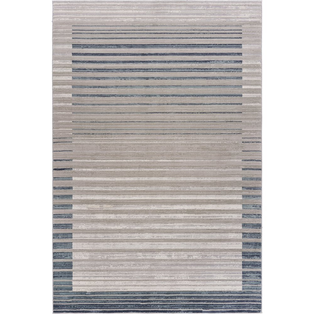 Imagine Durable Performance Area Rug Indoor in Cream/Blue, 1'10" x 3'