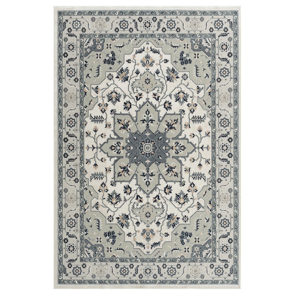 Imagine Cotton Area Rug Indoor in Ivory, 5'3" x 7'6"