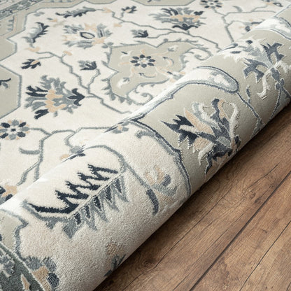 Imagine Cotton Area Rug Indoor in Ivory, 5'3" x 7'6"