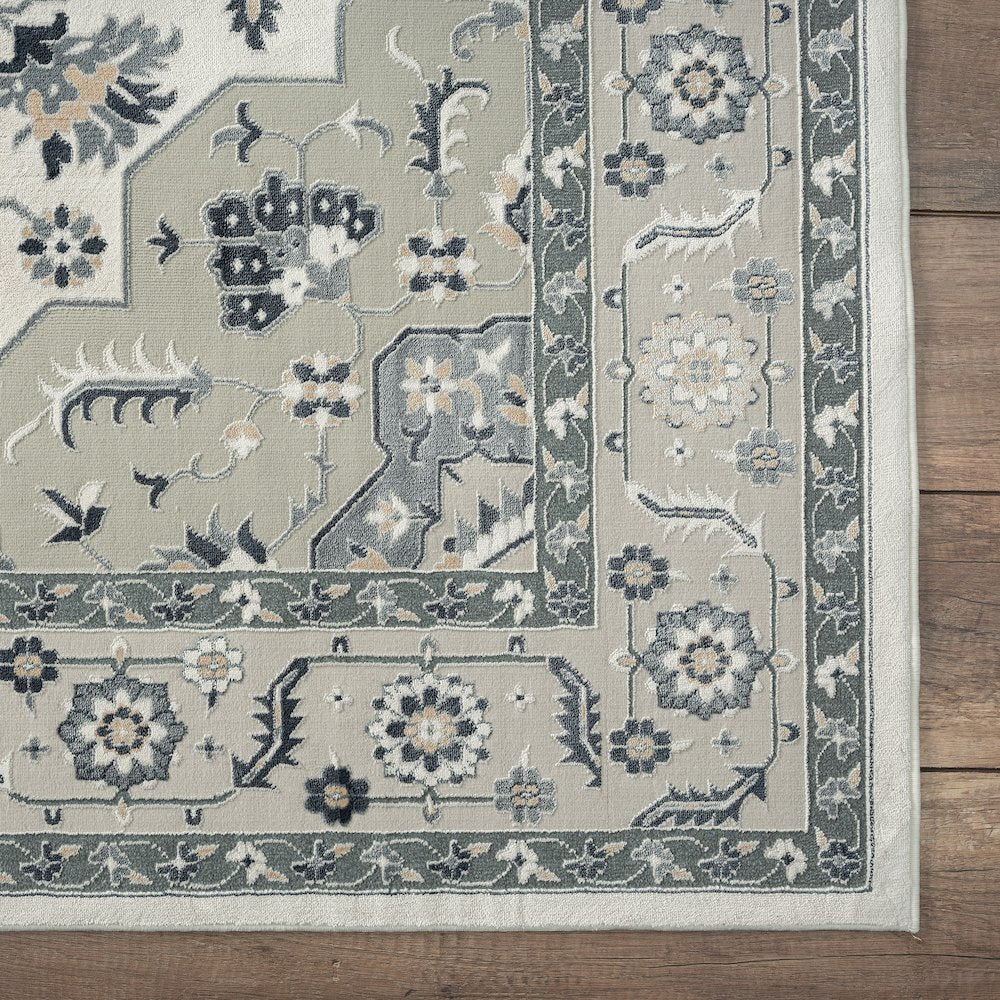 Imagine Cotton Area Rug Indoor in Ivory, 5'3" x 7'6"