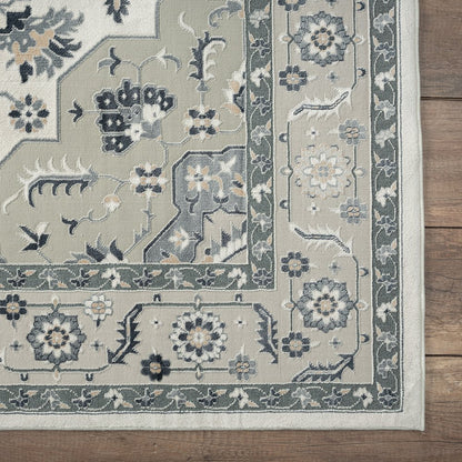 Imagine Cotton Area Rug Indoor in Ivory, 5'3" x 7'6"