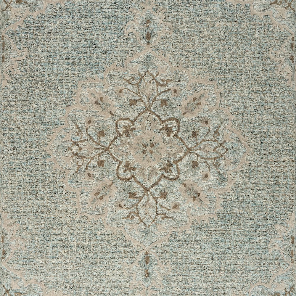 Modern Traditions Wool Area Rug Indoor in Blue, 5' x 7'9"