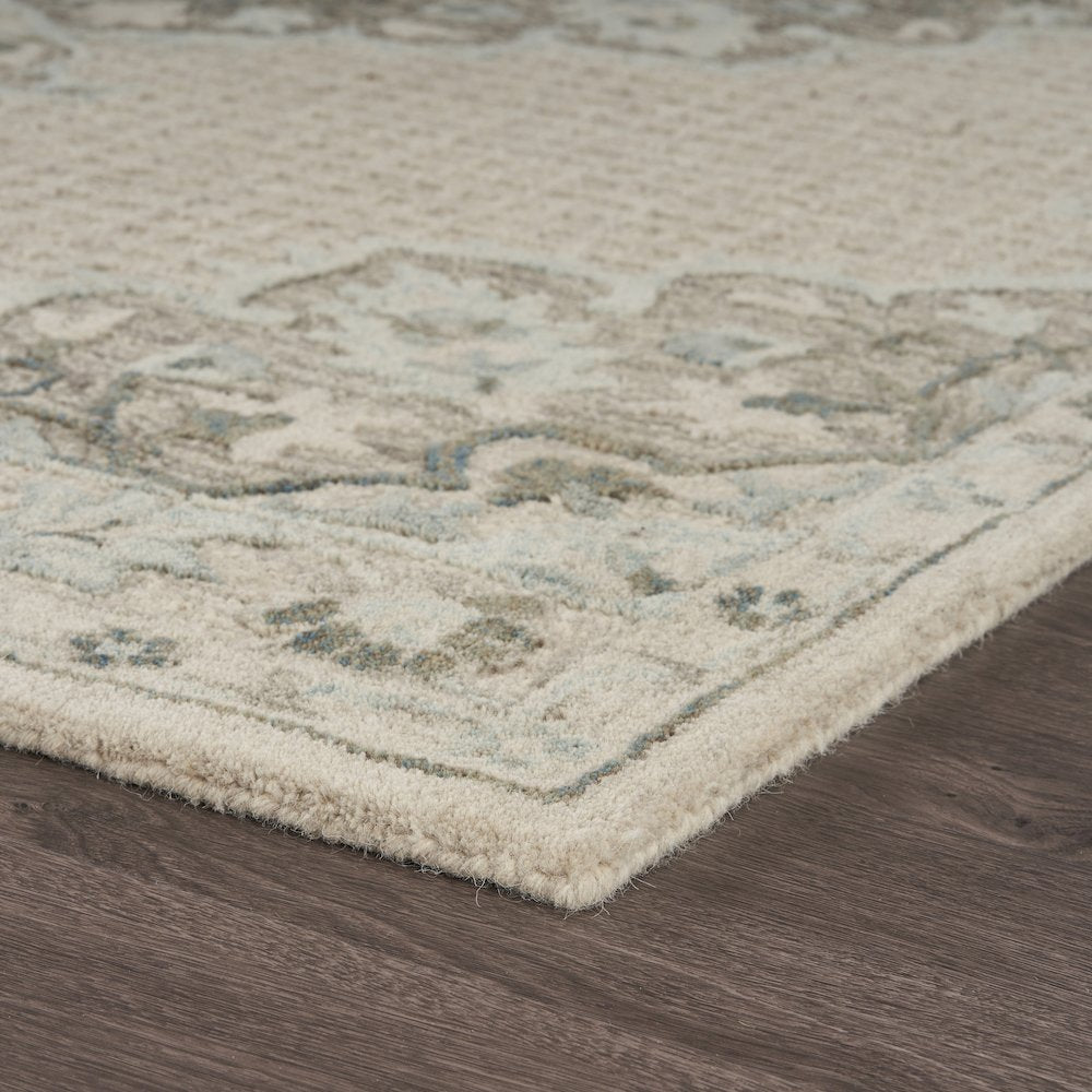 Modern Traditions Wool Area Rug Indoor in Ivory, 5' x 7'9"