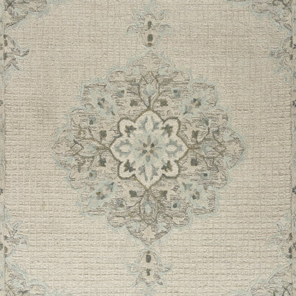 Modern Traditions Wool Area Rug Indoor in Ivory, 5' x 7'9"
