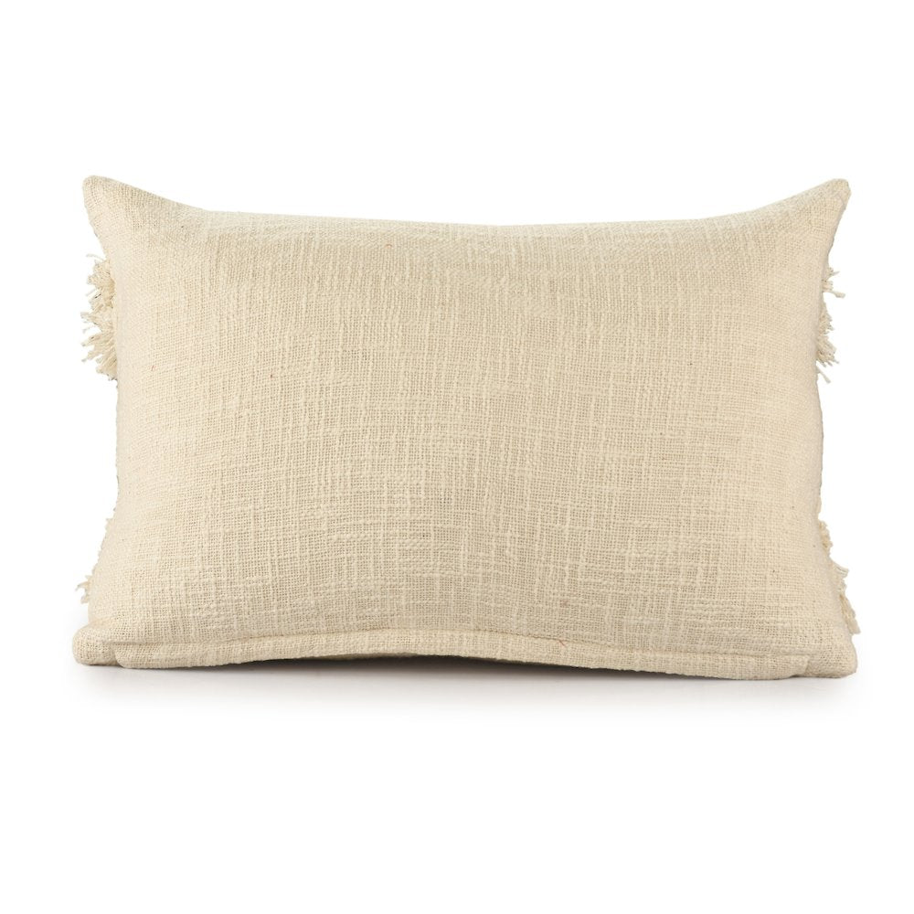 Beverly Fringed Solid Throw Pillow