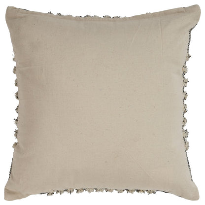 Elevate Cotton Pillow Set of 2 in Black/Ivory, 18" x 18"