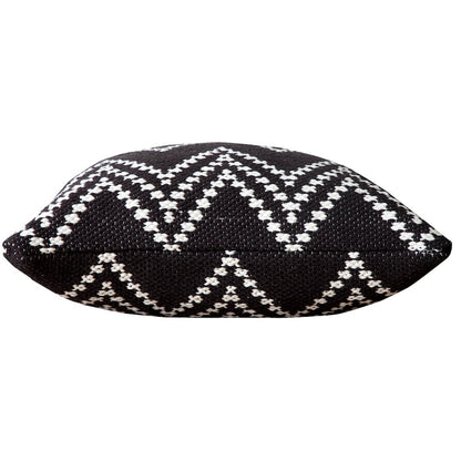 Evette Rios Modern Motif Woven Chevron Cotton Blend Throw Pillow