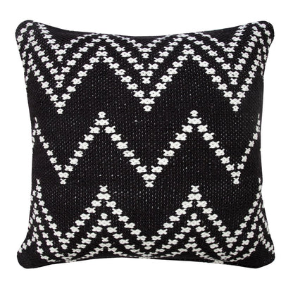 Evette Rios Modern Motif Woven Chevron Cotton Blend Throw Pillow