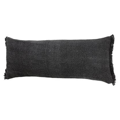 Ox Bay Black Solid All-Natural Cotton Pillow Cover