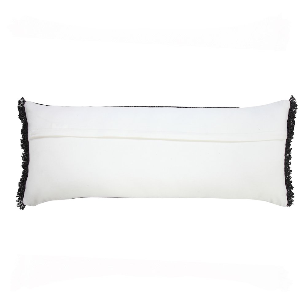 Ox Bay Black Solid All-Natural Cotton Pillow Cover
