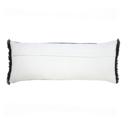 Ox Bay Black Solid All-Natural Cotton Pillow Cover