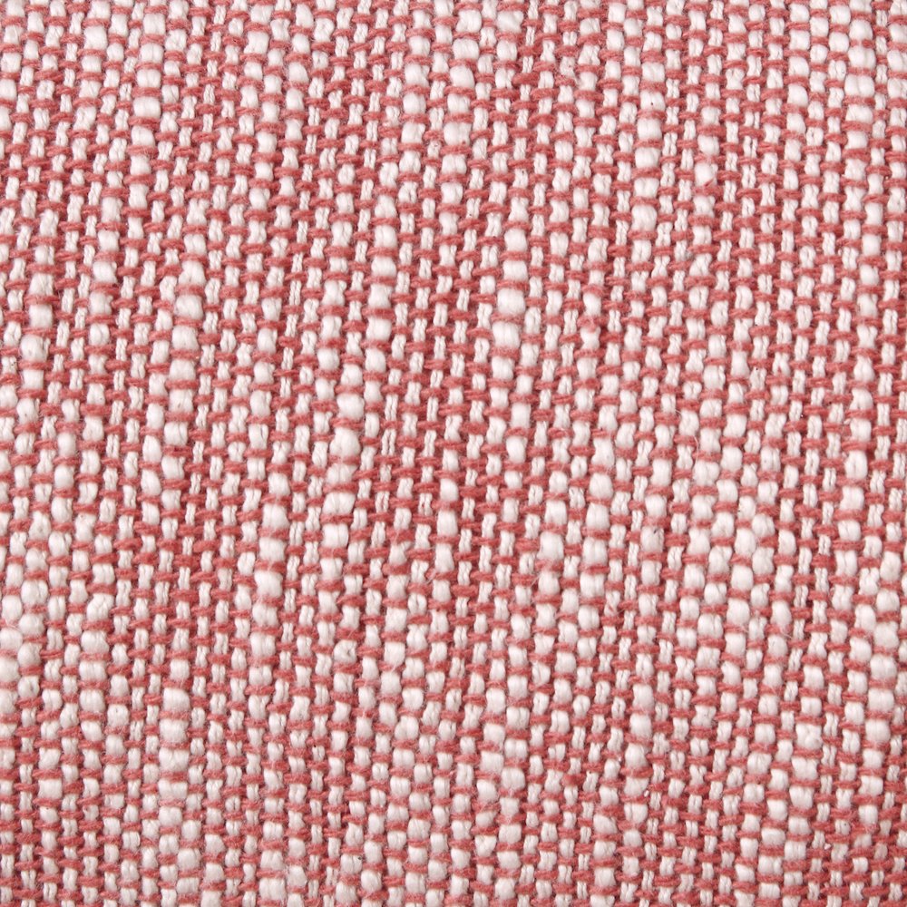Ox Bay Hand-Woven Red/White Distressed All-Natural Cotton Pillow Cover