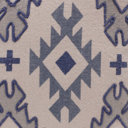 Sedona Cotton Poly Filled Pillow in Blue/Gray, 20" x 20"