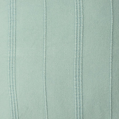 Silas Turkish Cotton Poly Filled Pillow in Green, 18" x 18"