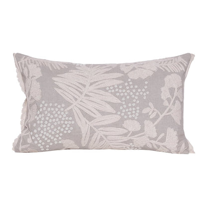 Odyssey Linen Poly Filled Pillow in Cream/Beige, 16" x 24"