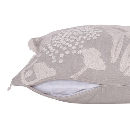 Odyssey Linen Poly Filled Pillow in Cream/Beige, 16" x 24"