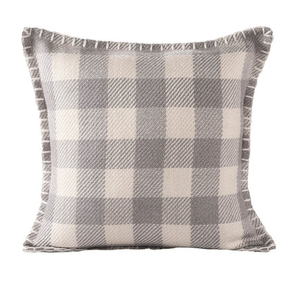 Denver Performance Poly Filled Pillow in Blue/Ivory, 20" x 20"