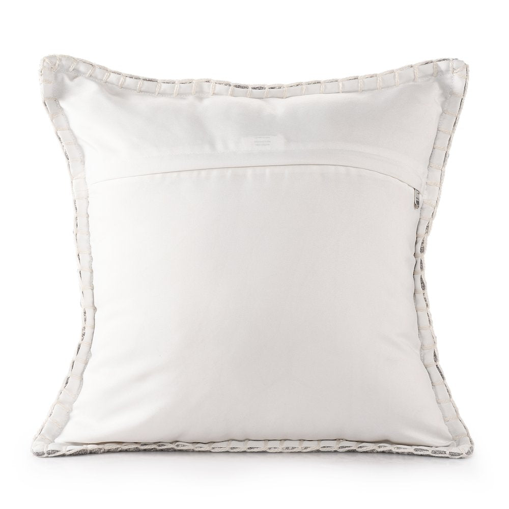 Denver Performance Poly Filled Pillow in Blue/Ivory, 20" x 20"