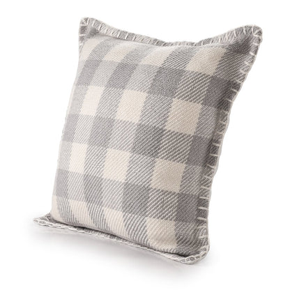 Denver Performance Poly Filled Pillow in Blue/Ivory, 20" x 20"