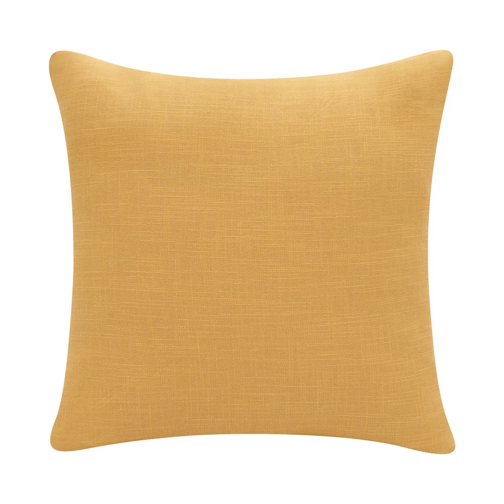 Stacy Garcia Cotton Poly Filled Pillow in Yellow/Ivory, 24" x 24"