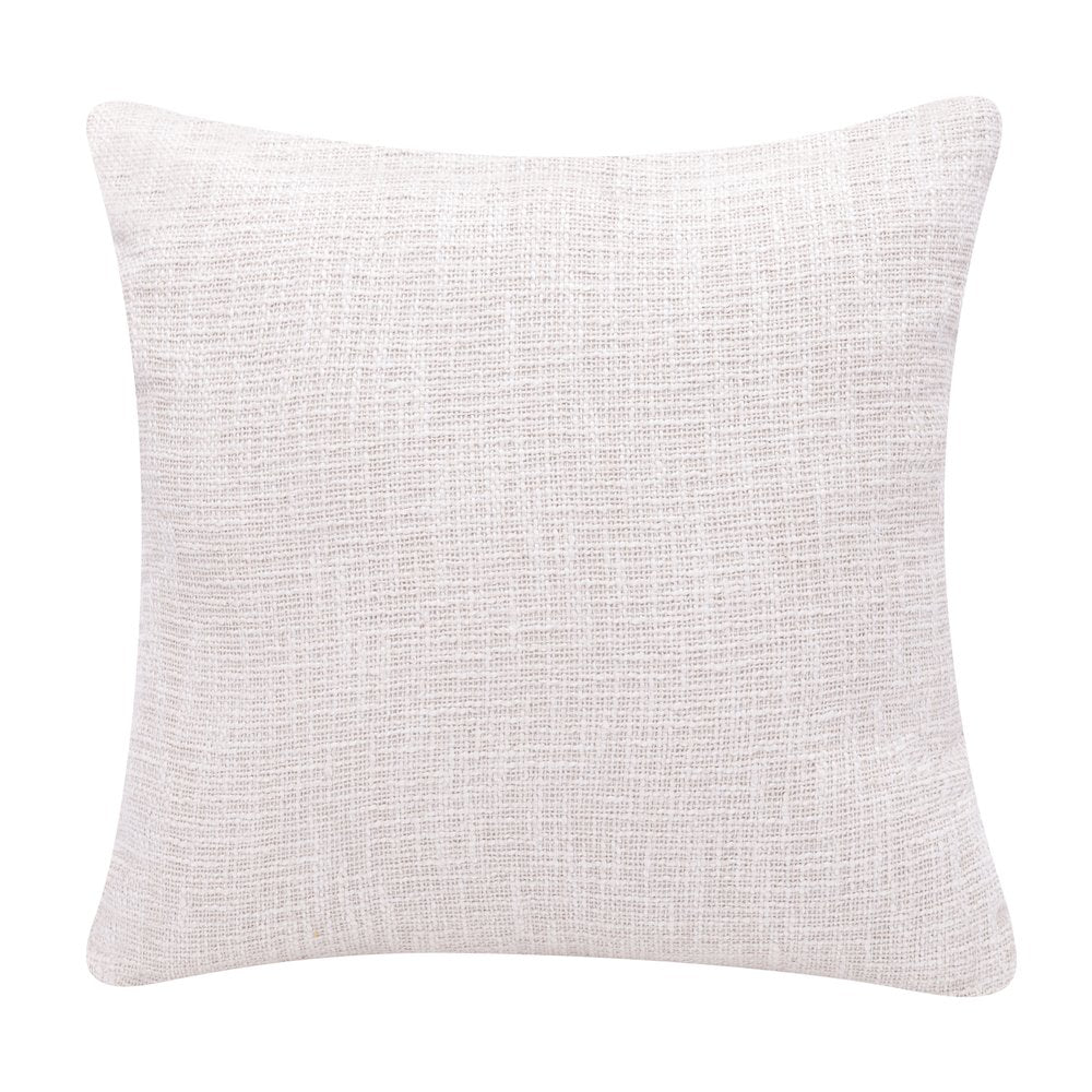 Stacy Garcia Cotton Blend Poly Filled Pillow in Green/Ivory, 20" x 20"