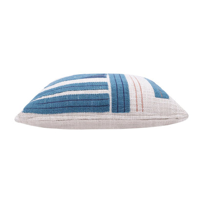 Stacy Garcia Cotton Blend Poly Filled Pillow in Green/Ivory, 20" x 20"