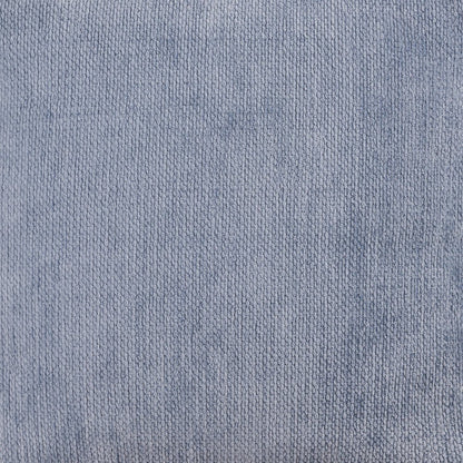 Yakar Chenille Indoor Pouf in Blue, 18" x 18" x 18"