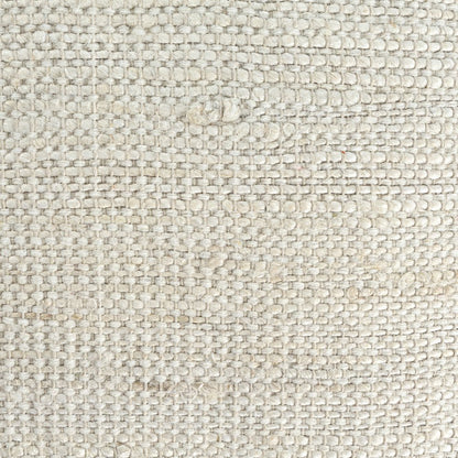 Mesa Pouf Pouf  Finish in White/Beige 18" x 18" x 18"