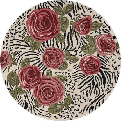 Rose Garden Safari Area Rug