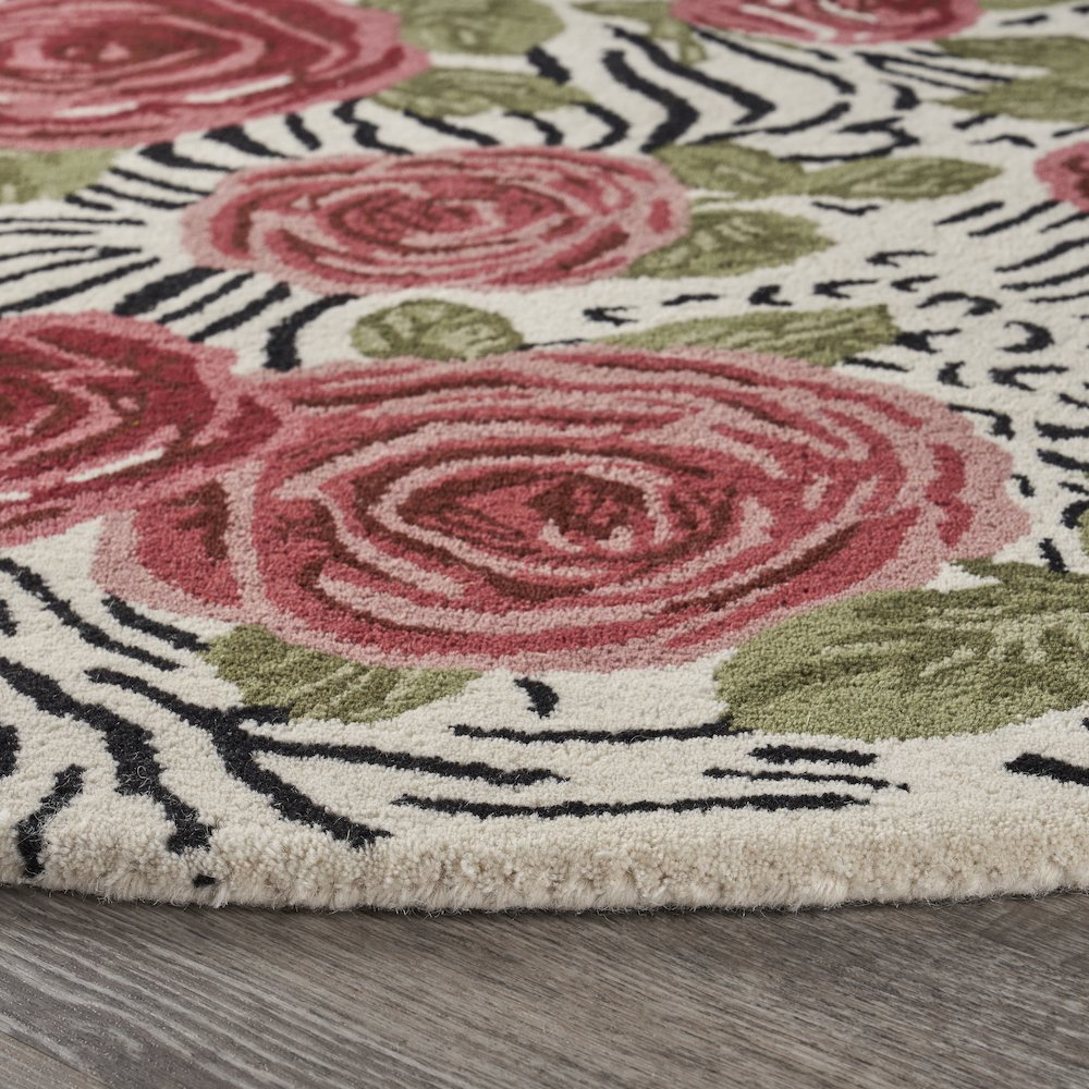 Rose Garden Safari Area Rug