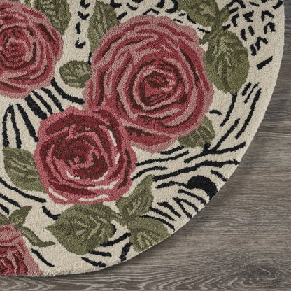 Rose Garden Safari Area Rug