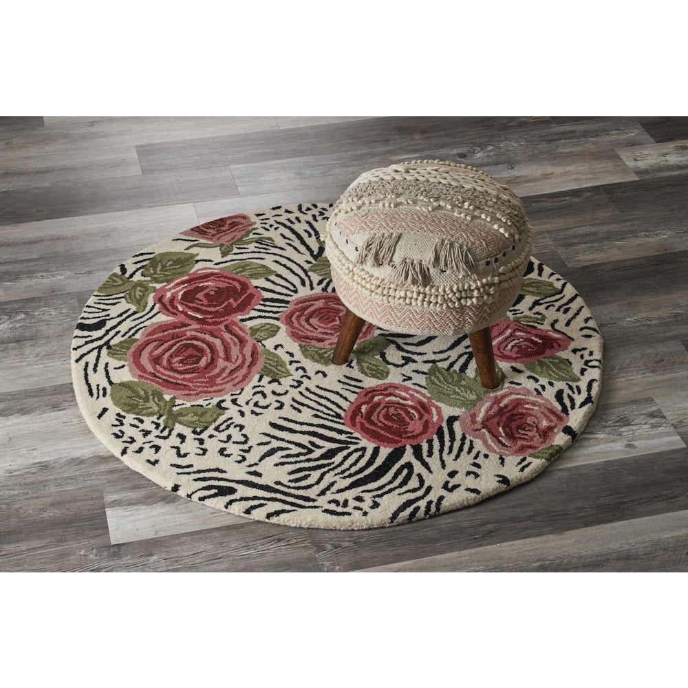 Rose Garden Safari Area Rug