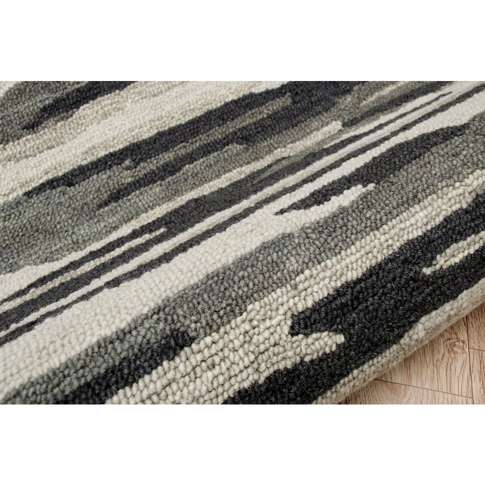 Distressed Cabin Camouflage Round Rug