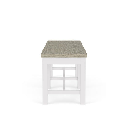 Beige Upholstered Dining Bench – Elegant Bedroom or Bed Bench Option