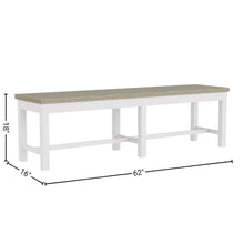 Beige Upholstered Dining Bench – Elegant Bedroom or Bed Bench Option