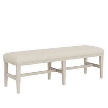 Beige Upholstered Dining Bench – Wood Bed Bench for Bedroom or Hallway