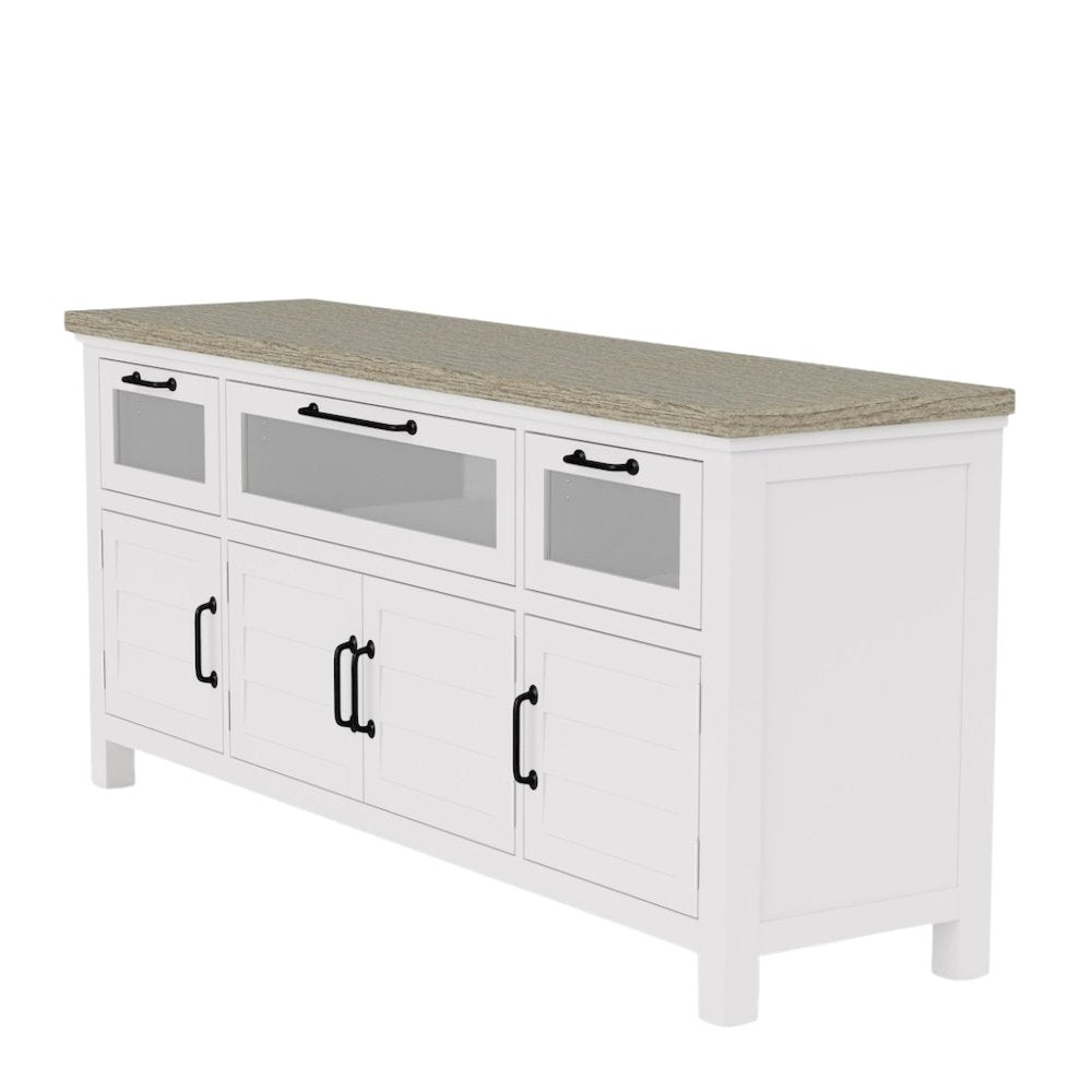 Cream Wood Sideboard Cabinet Buffet Cabinet Credenza Console Table