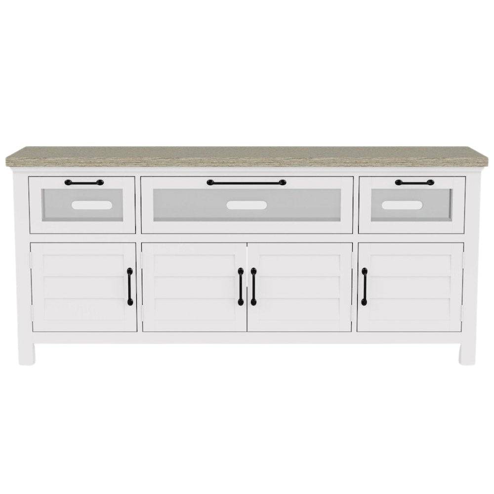 Cream Wood Sideboard Cabinet Buffet Cabinet Credenza Console Table
