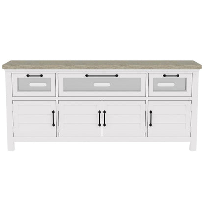 Cream Wood Sideboard Cabinet Buffet Cabinet Credenza Console Table