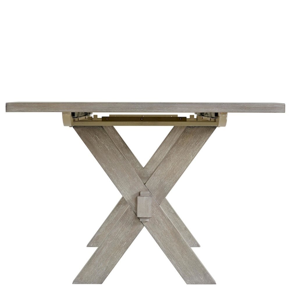 Gray Rectangular Dining Table, 48 Inch Dining Table for Kitchen or Dining Room