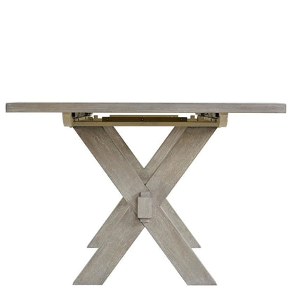 Gray Rectangular Dining Table, 48 Inch Dining Table for Kitchen or Dining Room